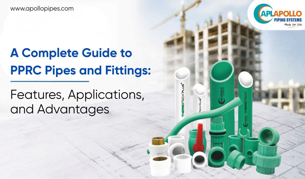 PPRC pipes and fittings