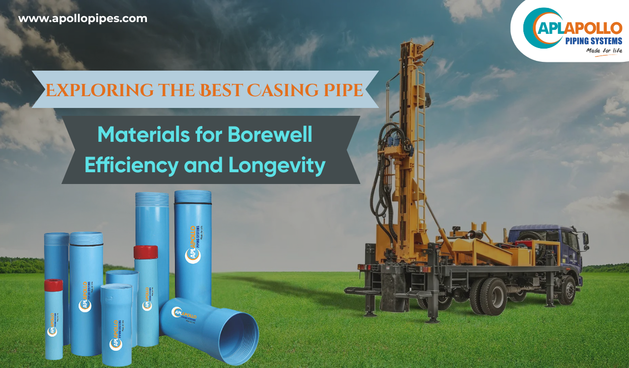 best casing pipe for borewell