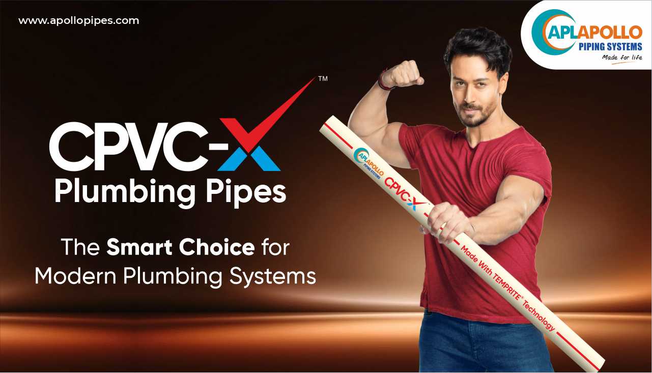 CPVCX plumbing pipes
