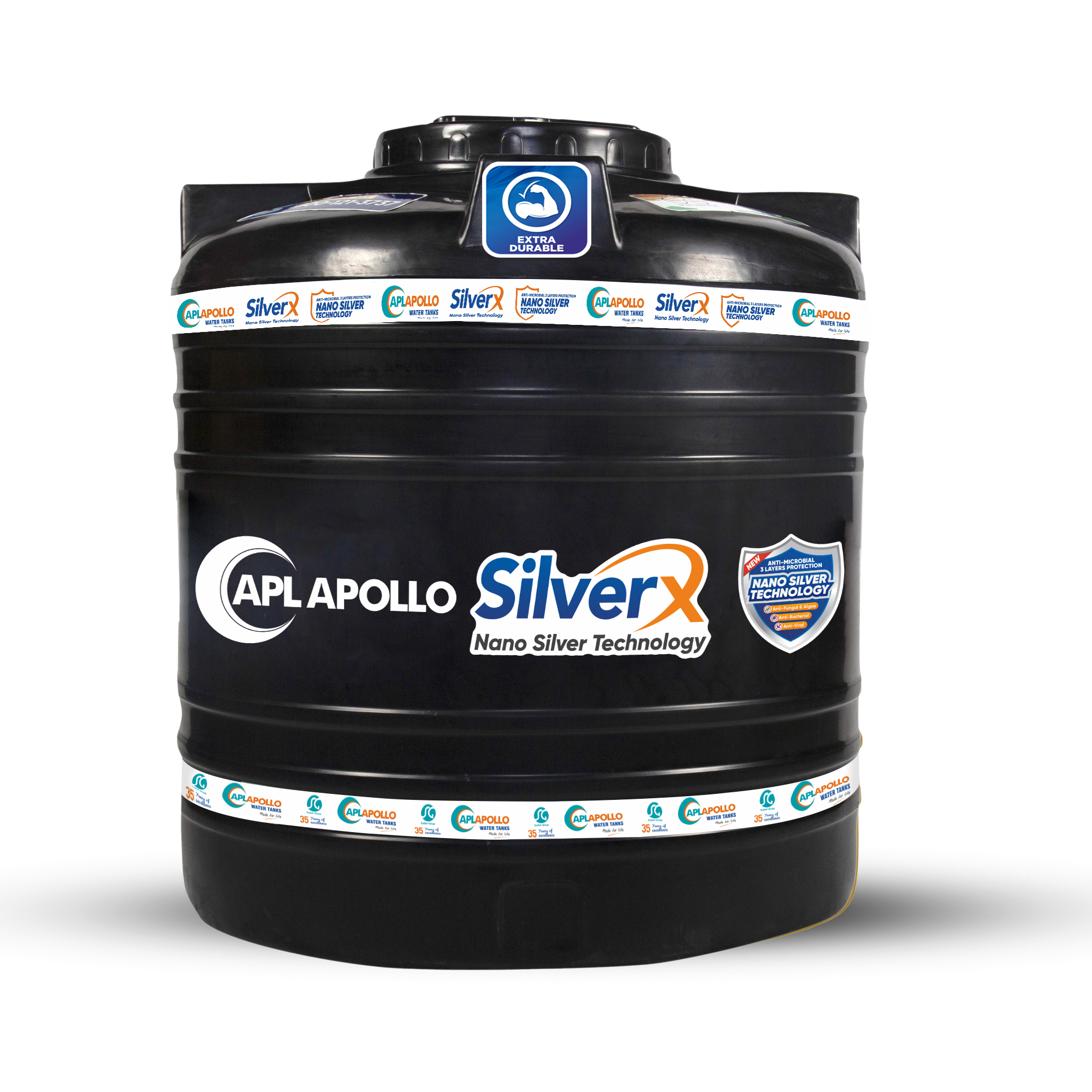 SilverX Water Tank Black